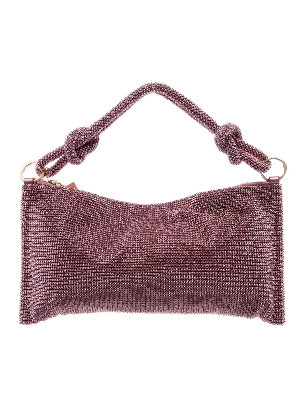Pink/purple Rhinestone Shoulder Bag